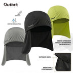 Quick-Dry Cooling Skull Cap with Neck Shade, Sweat-Wicking Sun Protection Headwear for Fishing, Hiking & Outdoor Work