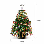 DIY Beaded Christmas Tree Kit for Mini Tabletop Holiday Decor