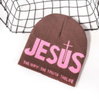 Christian Jesus Faith Knit Beanie for Winter Streetwear and Cold Weather Outfits