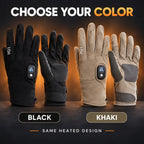 Rechargeable Heated Gloves with Touchscreen Fingertips for Cycling and Cold Weather