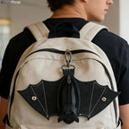 Bat Shaped Gothic Mini Wallet Bag for Halloween Festival Outfits