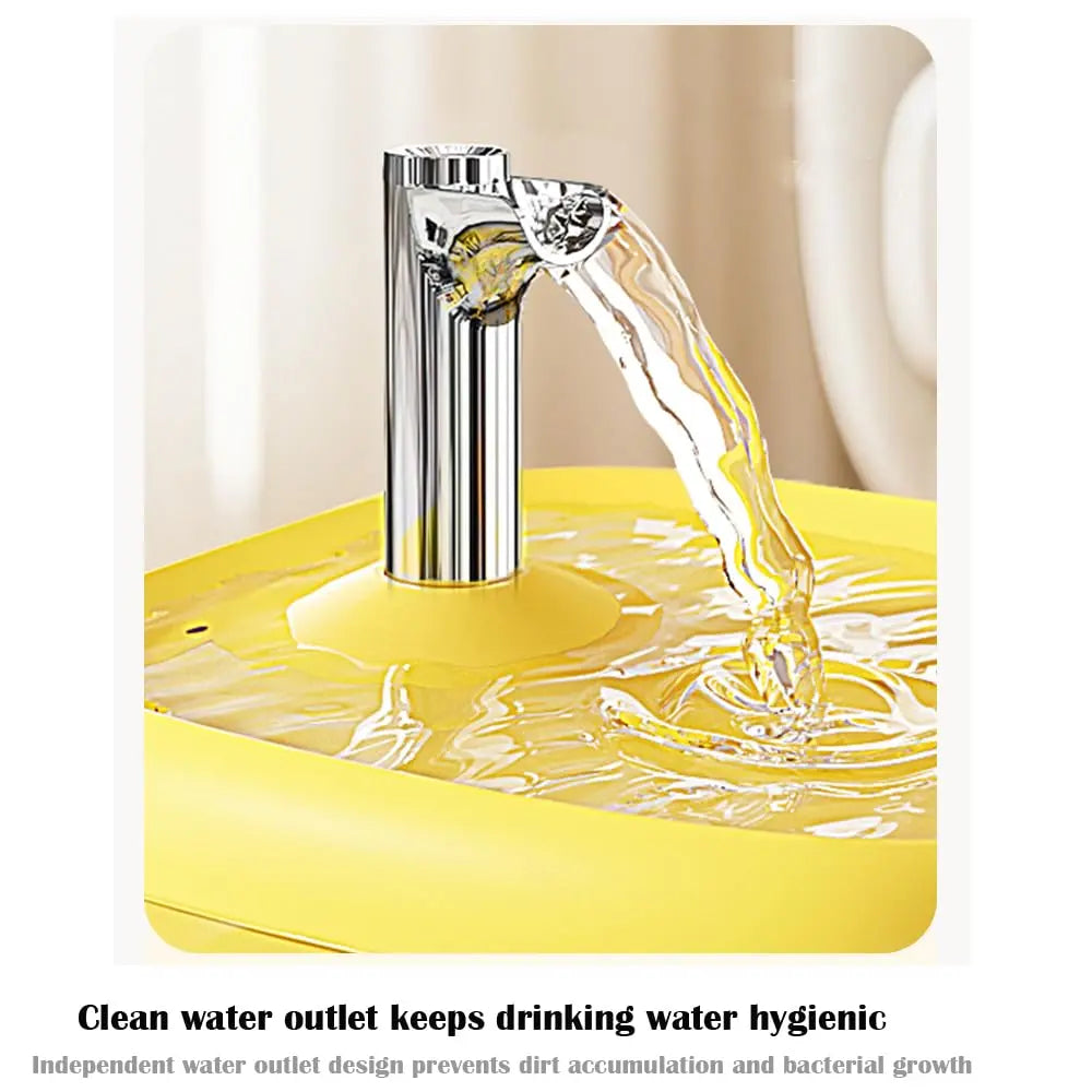 Fontaine à eau automatique pour chats de 1,5 L – Distributeur d'eau fraîche filtrée USB pour animaux de compagnie