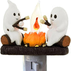 Ghost Campfire Flickering Night Light for Halloween Room Decor