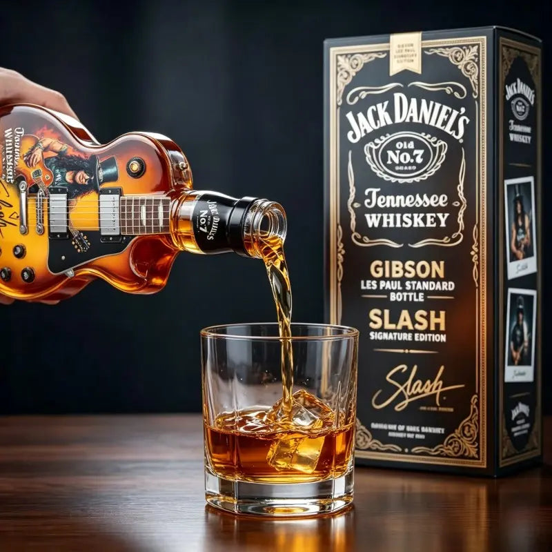 Rock Guitar Whiskey Decanter Gift for Music Lovers and Home Bars