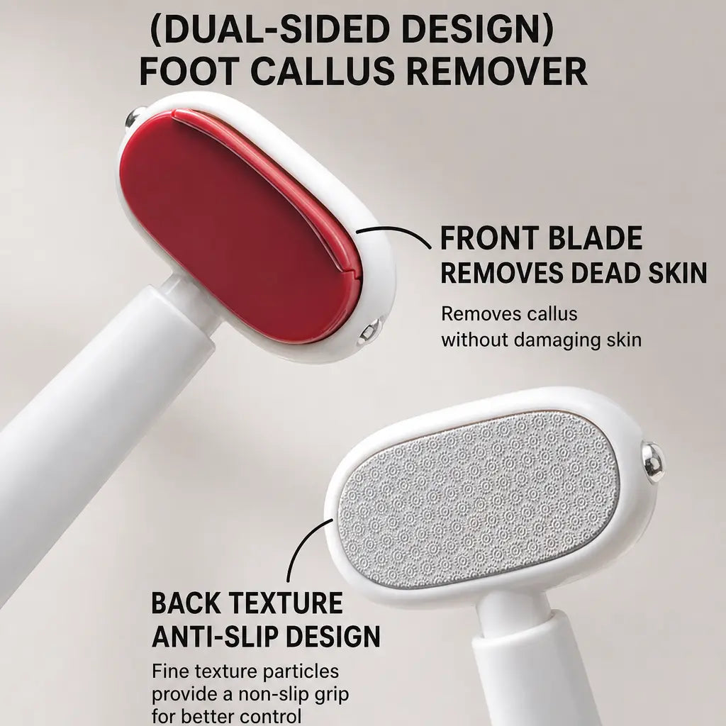 Compact Foot Scraper Tool for Smooth Heels and Easy At-Home Foot Care