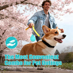 Portable 2-in-1 Dog Water Bottle with Foldable Bowl for Outdoor Walks