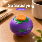 Hotfree Balle Gyroscopique Fidget Imprimée en 3D – Gadget de Bureau Anti-Stress et Anxiété à Rotation Fluide