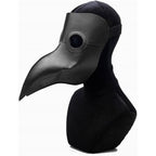 Men’s Plague Doctor Halloween Costume Set with Bird Mask Cloak and Accessories