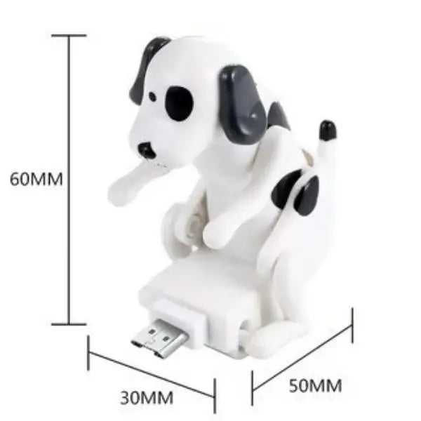 Funny Dog Charging Cable for Phones and Novelty Tech Gifts