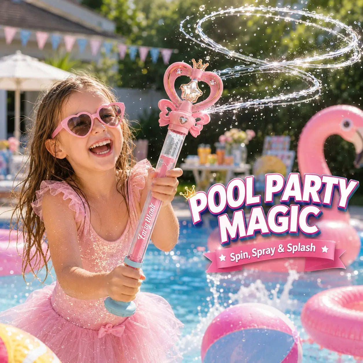 Princess Magic Wand Water Blaster Pool Toy