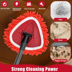 Chenille Duster Replacement Heads for O-Cedar Mop, Long-Handle Dry Cleaning Refills