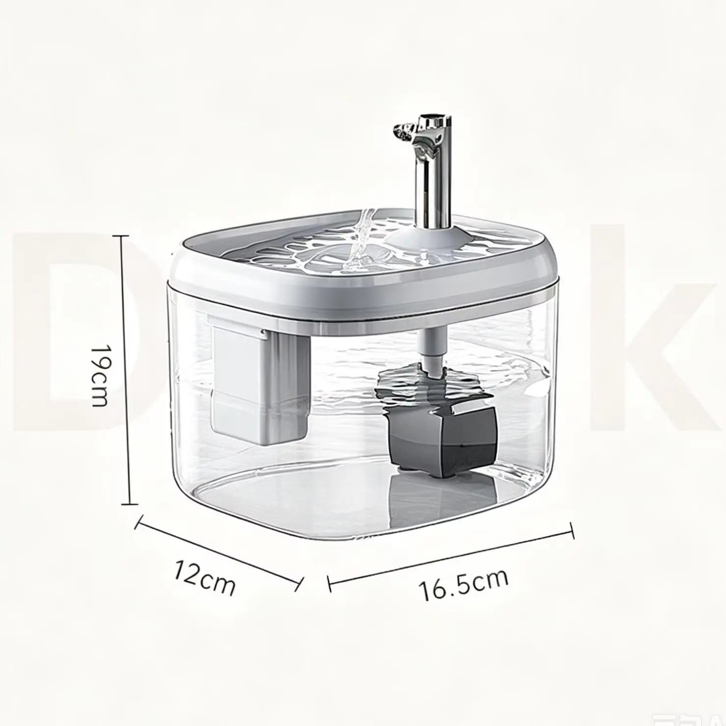 Fontaine à eau automatique pour chats de 1,5 L – Distributeur d'eau fraîche filtrée USB pour animaux de compagnie