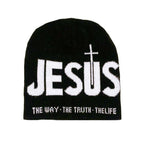 Christian Jesus Faith Knit Beanie for Winter Streetwear and Cold Weather Outfits