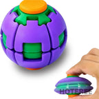 Hotfree Balle Gyroscopique Fidget Imprimée en 3D – Gadget de Bureau Anti-Stress et Anxiété à Rotation Fluide