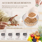 Digital Measuring Scoop Scale for Cooking Baking Pet Food and Kitchen Prep