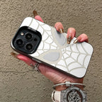 Spider Web Pattern Phone Case with Shockproof Protection for Trendy Everyday Style