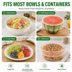 Disposable Stretch Food Covers for Easy Leftover Storage and Everyday Kitchen Prep