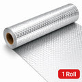Self Adhesive Aluminum Foil Backsplash Wallpaper for Easy Kitchen Surface Protection