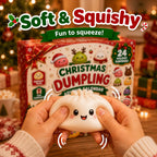 Christmas Dumpling Squishy Advent Calendar 24-Day Holiday Countdown Toy Gift for Kids