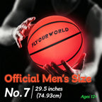 Glow-In-The-Dark LED Basketball for Night Games and Gifts