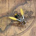 3D Metal Mechanical Bee Puzzle Kit – DIY Steampunk Insect Model, Adult Assembly Collectible, Desk Decor & Gift