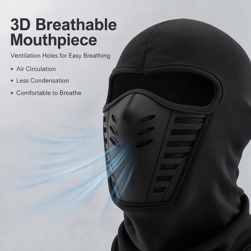 Windproof Full Face Balaclava Ski Mask for Motorcycle Winter Outdoor Sports