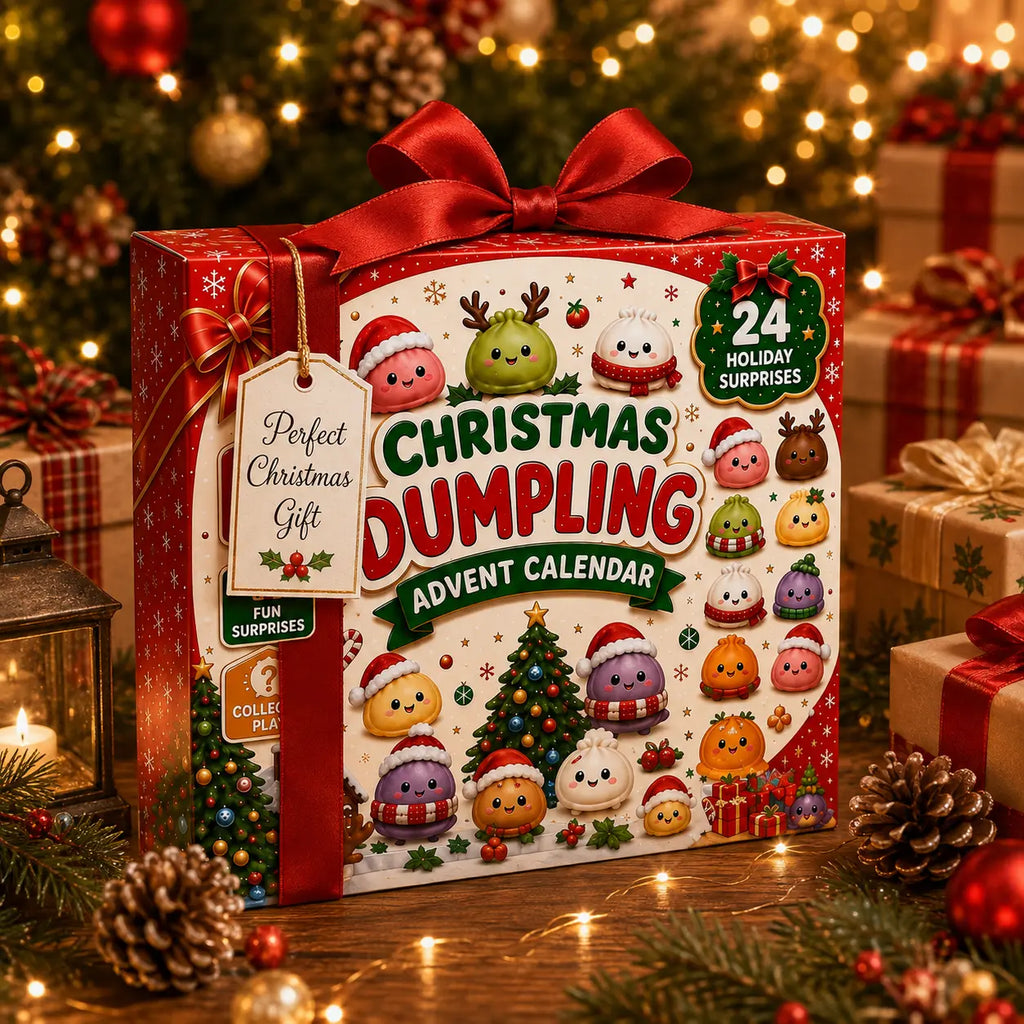 Christmas Dumpling Squishy Advent Calendar 24-Day Holiday Countdown Toy Gift for Kids
