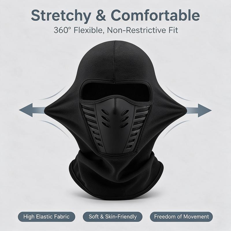 Windproof Full Face Balaclava Ski Mask for Motorcycle Winter Outdoor Sports