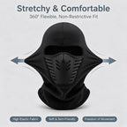 Windproof Full Face Balaclava Ski Mask for Motorcycle Winter Outdoor Sports