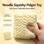 Noodle Squishy Soft Touch Collectible Toy with Crunchy Sound for Stress Relief and Fun Playtime