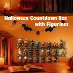 Halloween Countdown Advent Calendar Blind Bag Figurine Set for Horror Fans