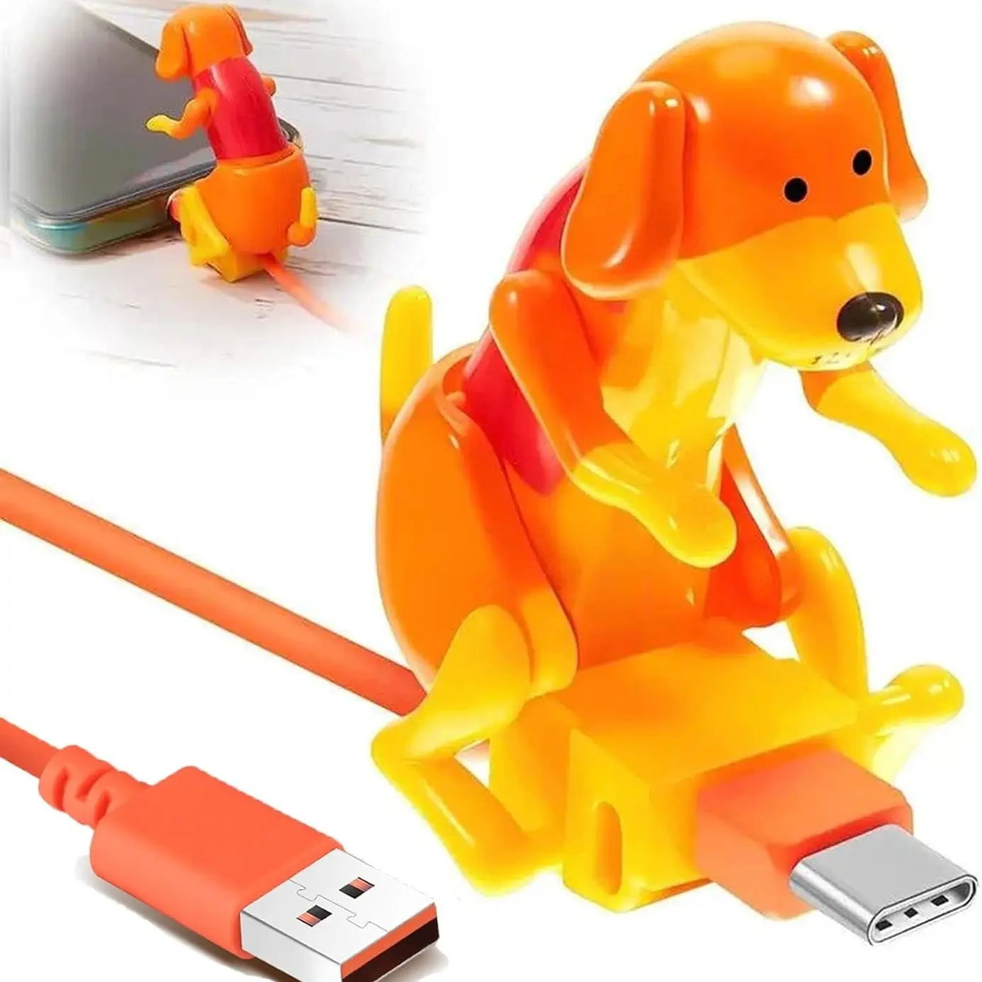 Funny Dog Charging Cable for Phones and Novelty Tech Gifts