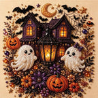 Halloween Ghost Pearl Art DIY Kit for Spooky Fall Home Decor