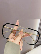 Modern Square Frame Fashion Glasses for Trendy Everyday Streetwear Style