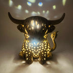 Highland Cow Tea Light Holder for Cozy Farmhouse Decor and Gifts