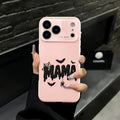 Halloween Mama Drip Phone Case with Bat Spider Graphic for iPhone Protection