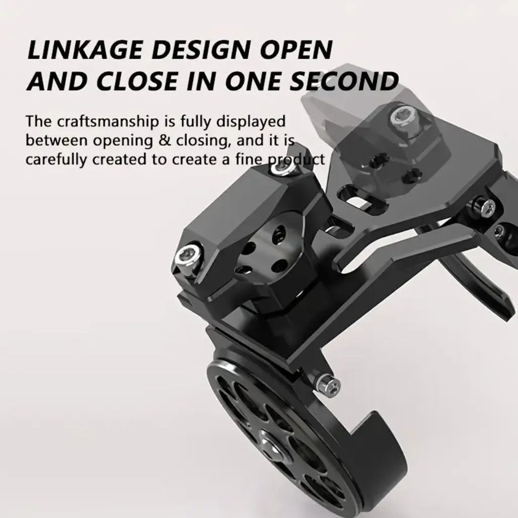 Rotating Bike Bottle Holder Foldable Cup Mount for Cycling Scooters and Strollers