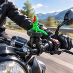 Funny Gecko Spring Motorcycle Ornament, Wiggly Lizard Decoration, Novelty Gift for Motorcycle Riders