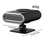 Portable 12V Car Heater for Windshield Defogging Defrosting and Winter Driving
