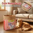 Crinkle Cat Hideout Bag for Indoor Play Tunnel and Cozy Pet Bed