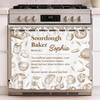 Sourdough Baker Noun, Personalized Oven Skirt Curtain, Gift For Bakers - 2