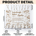 Sourdough Baker Noun, Personalized Oven Skirt Curtain, Gift For Bakers - 10