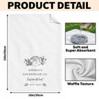Sourdough Co Fresh From The Heart, Personalized Kitchen Towel, Baker Gift - 7