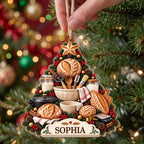 Sourdough Lover Holiday Dream, Custom Ornament, Gift For Bakers - 2