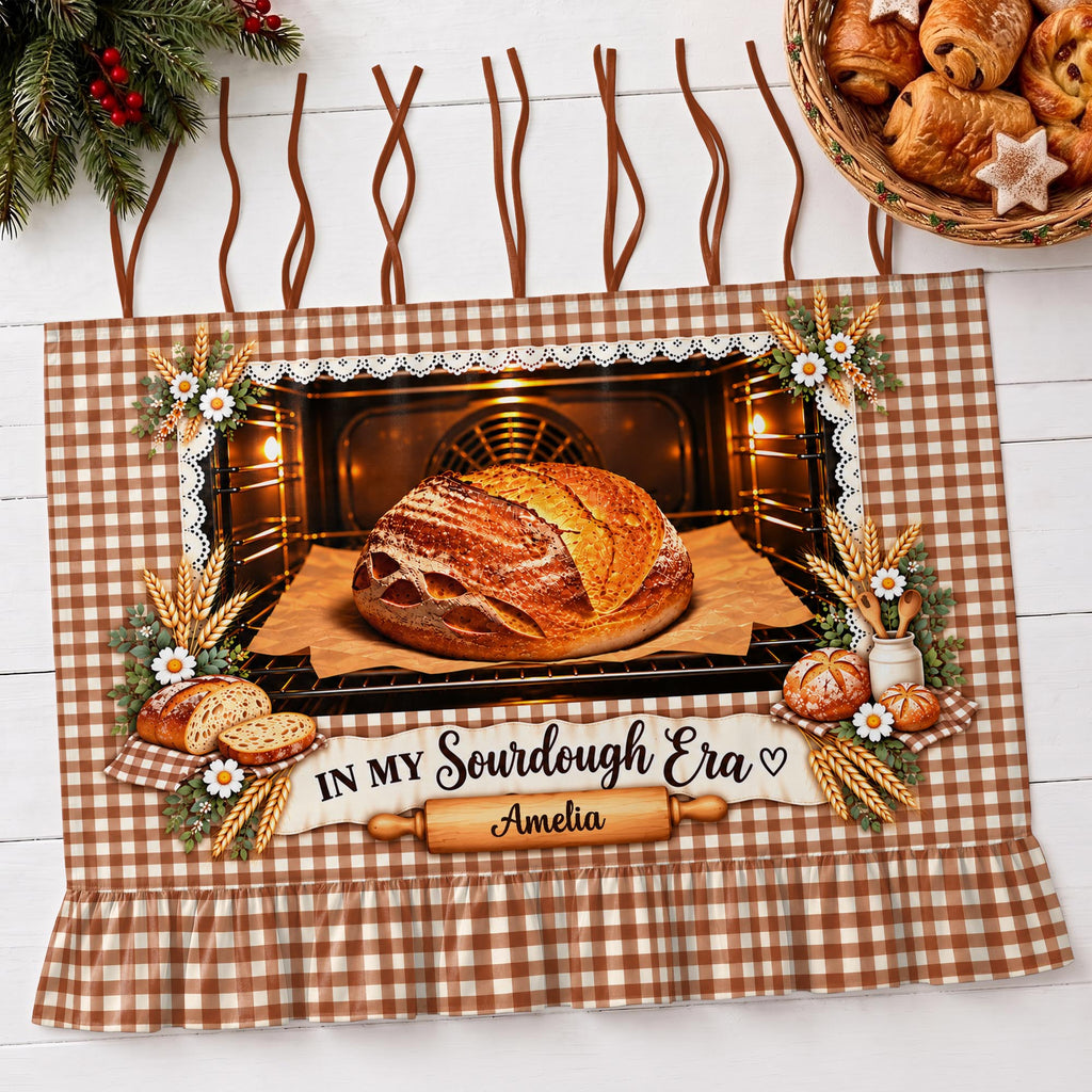 In My Sourdough Era, Personalized Oven Skirt Curtain, Gift For Bakers - 5