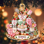 Baked With Love, Personalized Custom Acrylic Ornament, Gift For Bakers - 9