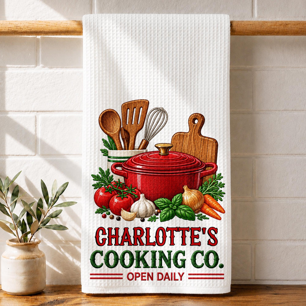 Cooking Co Open Daily Kitchen Towel, Gift For Cooking Lovers - 1