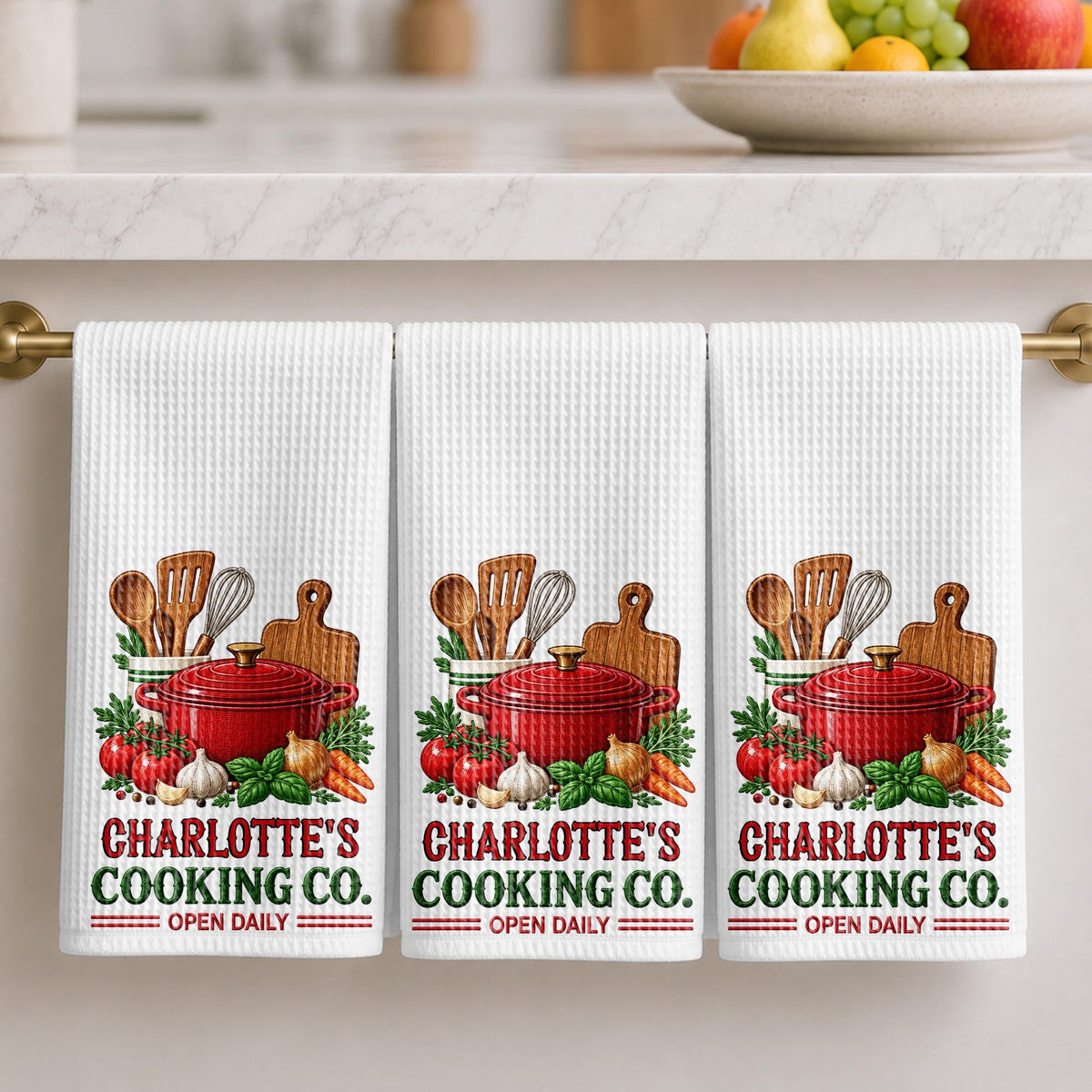 Cooking Co Open Daily Kitchen Towel, Gift For Cooking Lovers - 2