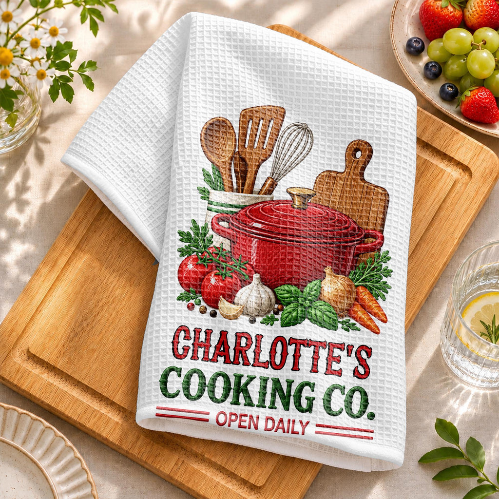Cooking Co Open Daily Kitchen Towel, Gift For Cooking Lovers - 5