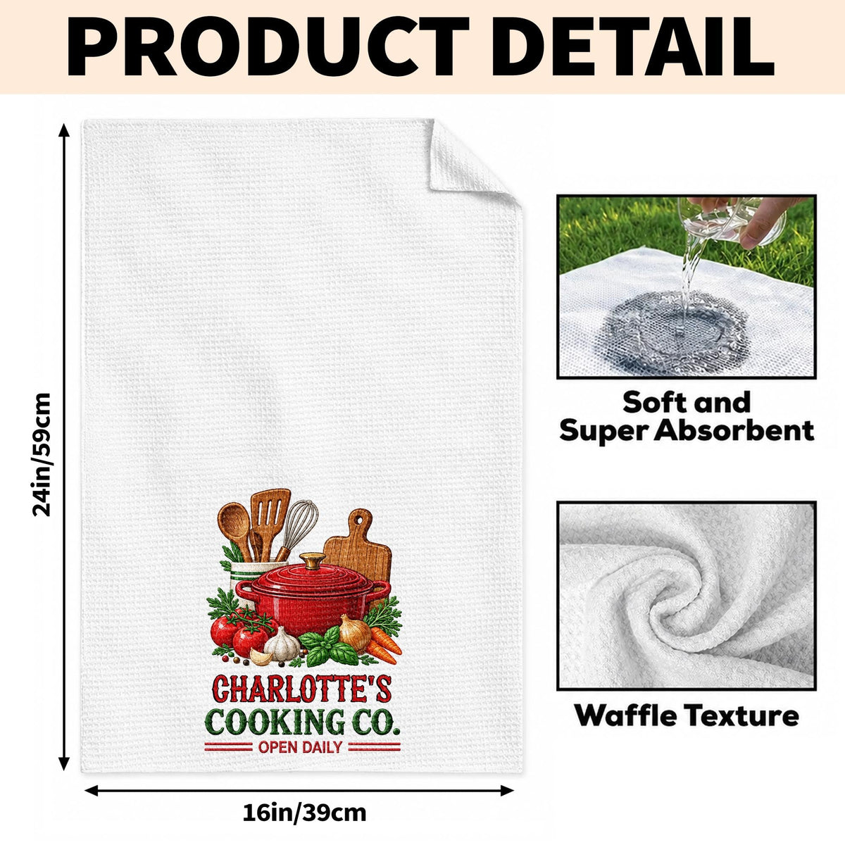 Cooking Co Open Daily Kitchen Towel, Gift For Cooking Lovers - 7